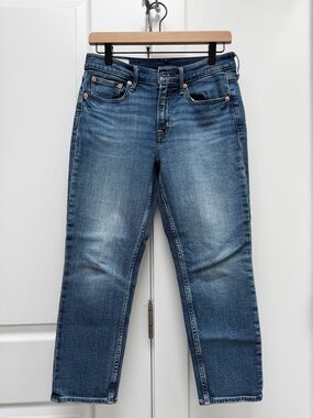 GAP Vintage Slim Mid Rise Jeans in Blue 28 Petite/ 6P